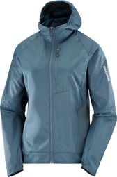 Veste Coupe-vent Femme Salomon Bonatti Cross Wind Bleu