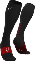 Compressport Full Socks Recovery Schwarzes Paar Recovery Socken