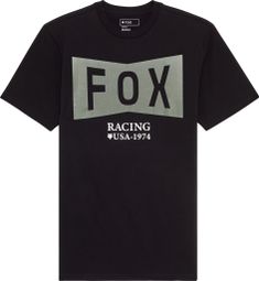 Fox Typeface Premium Korte Mouw T-shirt Zwart