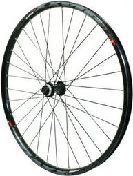 Roue vtt 27.5  maxx 25 freeride disc centerlock avant noir Shimano mt400 (tubeless et tubetype)  pour axe traversant 15-100