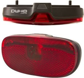 Eclairage vélo arrière - position sur porte bagage - Dynamo