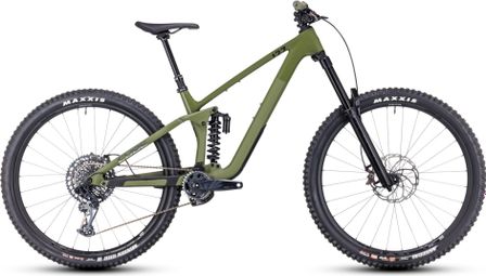 Cube Stereo One77 C:68X TM 29 Sram GX Eagle 12V 29'' Mountain Bike verde oliva 2023