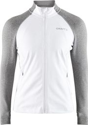 Craft Urban Run Fuseknit Women's Jacket Wit Grijs