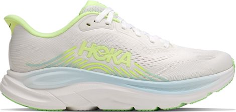 Zapatillas de running Hoka Clifton 11, talla grande, blanco/azul, para mujer