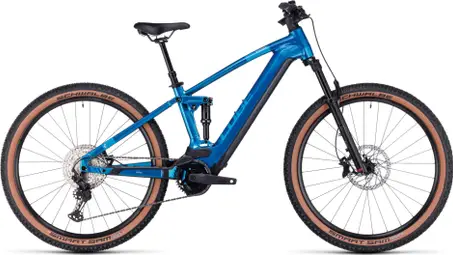 Cube Stereo Hybrid 120 SLX 750 Electric Full Suspension MTB Shimano Deore XT 12S 750 Wh 27.5'' Electric Blue 2024