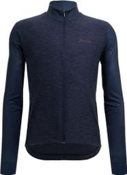 Santini Long Sleeve Jersey Colore Puro Blue