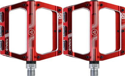 SB3 Flowy AM 2 Flat Pedals Red