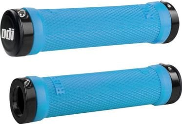 Paar Odi Ruffian Lock-On 130mm Handvatten Blauw/Zwart