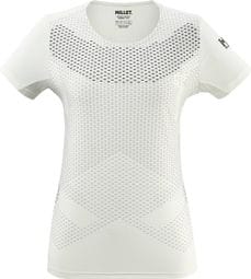 Camiseta de trail para mujer Millet Intense Blanca