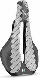 Selle de vélo de route VTT respirante cuir PU noir