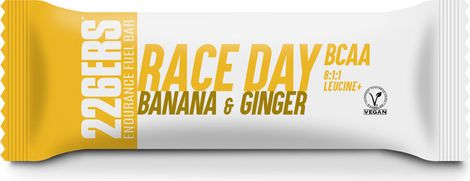 Barre énergétique 226ERS Race Day BCAA Banane/Gingembre - 40g