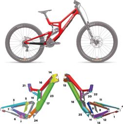 Kit de protection sur-mesure Santa Cruz V10 - 2024 - XL - Mat