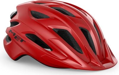 MET Crossover Helm Rood