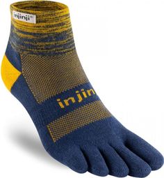 Chaussettes à orteils de running Trail Midweight Mini-Crew Coolmax unisexe