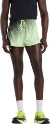 New Balance RC Ultra Light Printed 3in Yellow Split Shorts voor heren