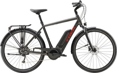 Trek Verve+ 2 Electric City Bike with Shimano Acera/Altus 9-speed drivetrain, 500 Wh battery, Black - Demo Bike