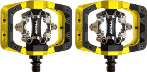 Coppia di pedali DMR V-Twin Giallo