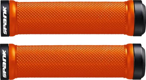 Pair of Orange Spank Spoon Grips