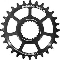 PLATEAU VTT DIRECT MOUNT  POUR SHIMANO XTR M9100 - XT M8100 - SLX M7100 TA ONE SH52 28DTS COMP M900 10-11-12V. NOIR