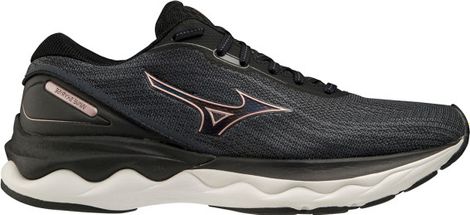 Mizuno Wave Skyrise 3 Running Shoes Black White Women