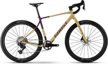 Ghost Asket CF LTD Gravel Bike with SRAM Force XPLR AXS E1 13-speed, 700 mm, Gold/Purple - Matte 2026