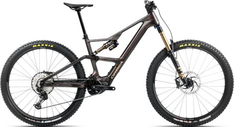 VTT Électrique Tout-Suspendu Orbea Rise LT M10 Shimano Deore XT/SLX 12V 420 Wh 29'' Gris Cosmic Carbon View 2025