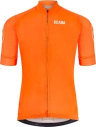 Maillot de cyclisme femme essentiel à manches courtes - Orange