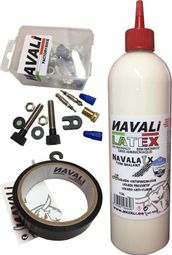 Kit tubeless Navali latex 500mL Presta 44mm