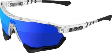 Scicon Sports Aerotech SCN PP XL Lunettes De Soleil De Performance Sportive (Multimirror Bleu Scnpp/Briller)