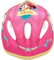 CASQUE VELO ENFANT DISNEY V2 MINNIE ROSE AVEC MOLETTE REGLAGE TAILLE 52-56 (VENDU SUR CARTE)