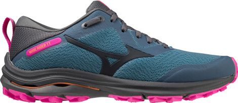 Mizuno Wave Rider TT Damen Laufschuh Blau Pink