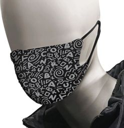 Masque Tucano Urbano Rina Graphic Noir (lot de 2)