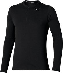 Mizuno Core Impulse Zwart Heren 1/2 Zip Top