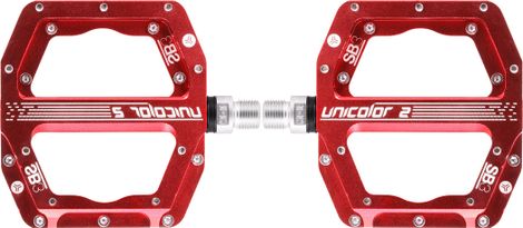 SB3 Unicolor 2 Flat Pedals Red