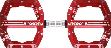 SB3 Unicolor 2 Flat Pedals Rojo