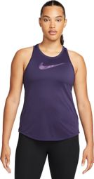 Nike Dri-Fit Swoosh Damen Tank Top Blau Violett