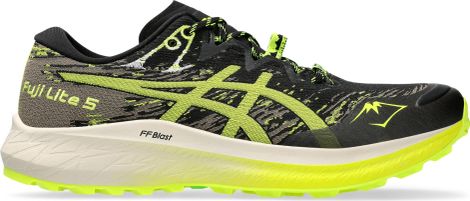 Chaussures Trail Asics Fuji Lite 5 Noir/Jaune Homme