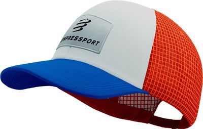 Compressport Trucker 6P Cap - Blue/White/Orange