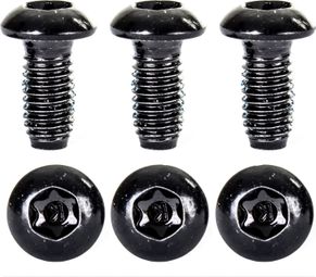 Kit de 6 Vis de Disque NEATT Inox M5 x 10mm Noir