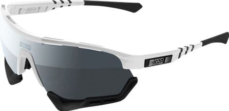 Scicon Sports Aerotech SCN PP XL Lunettes De Soleil De Performance Sportive (Scnpp Multimiror Silver/Luminosité Blanche)