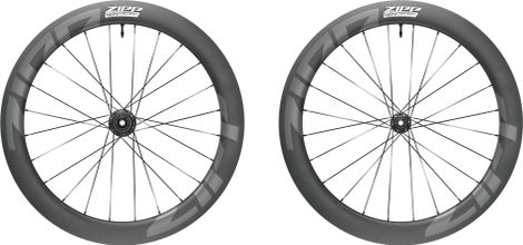 Zipp 404 Firecrest Tubeless 700 Disc Laufradsatz | 12x100 - 12x142mm | Schwarz/Weiß