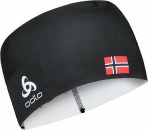 Diadema de abanico de competición Odlo Norway Black