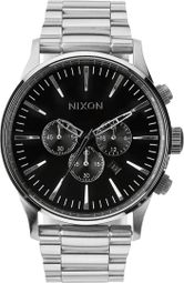 Nixon Sentry Chrono horloge, zwart