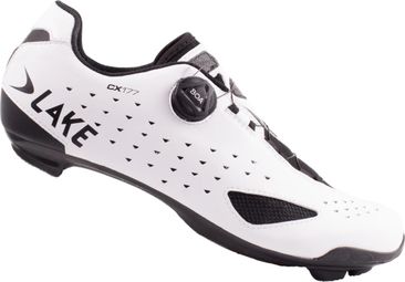 Chaussures Route Lake CX177 Blanc/Noir - Standard
