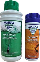 Lessive TECH WASH 1L+ Imperméabilisant TX DIRECT 300ml