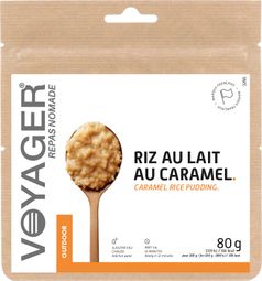 Comida liofilizada Voyager - Arroz con leche y caramelo - 80 g