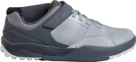 Zapatillas Endura MT500 Burner Pedal Plano Gris