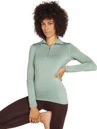 Icebreaker Women's 1/2 Zip Merino 260 Tech Green Baselayer