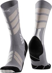 X-Socks X-Country Perform Merino Crew Sokken Grijs/Zand