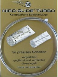 Câble de dérailleur ariière en acier inoxydable turbo Fasi Niro-Glide